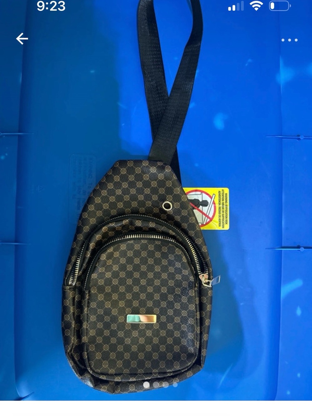 Patterned Crossbody Sling Bag